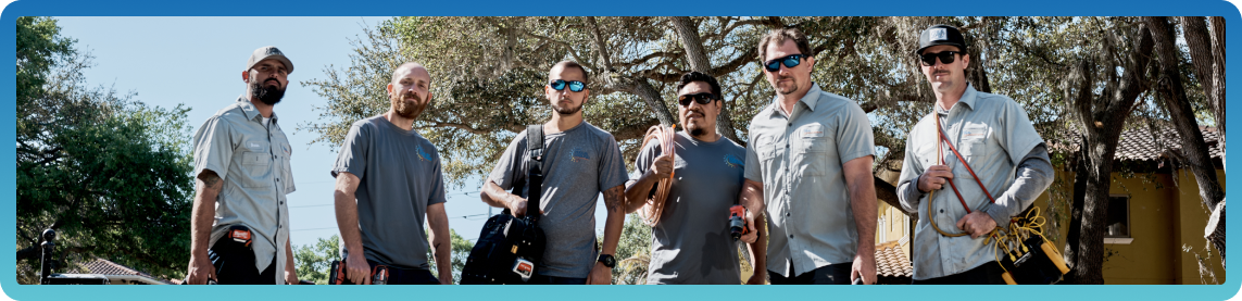 Team photo of technicians